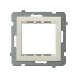 SONATA Adapter podtynkowy systemu 45 do serii Sonata kolor ecru AP45-1R/m/27 OSPEL