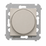 Simon 54 Ściemniacz naciskowo-obrotowy 20-500W nie do LED kaszmir mat DS9T.01/42