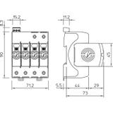 V20-3+NPE+FS-320, Ogranicznik przepięć V20