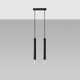 Sollux Lampa wisząca WEZYR 2 czarna SL.0961