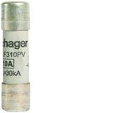 Wkładka bezpiecznikowa cylindryczna CH-10 10x38mm gPV 10A 1000VDC LF310PV HAGER