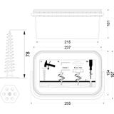 Wkręcane kołki do montażu-izolacji Z-luczem KWM-80 BOX (60 szt.) białe 22.179 OPATÓWEK