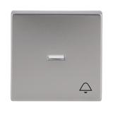 PURE Klawisz z symbolem „dzwonek” Do przycisku zwiernego stal szlachetna