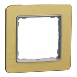 Sedna Elements, ramka 1-krotna, szczotkowane złoto