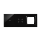 Simon 54 TOUCH WMDZ-01126S-075 Panel dotykowy S54 Touch, 3 moduły, 1 pole dotykowe + 4 pola dotykowe DSTR3140/75 KONTAKT