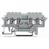 Złączka szynowa 4-przewodowa 1,5mm2 szara /100szt./ 279-626 WAGO