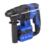 Młotowiertarka SDS plus 18V RawlHAMMER 20mm 2,0J – 2 akumulatory 5,0 Ah ładowarka 6,5 A walizka 1szt. R-PRH18-XL2 RAWLPLUG
