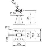 isFang TW200 12, Uchwyt ścienny