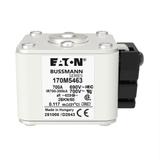 FUSE 700A 690V 2BKN/50 AR UC Wkładka szybka 700A AC 690V rozmiar 2 aR IEC UL 170M5463 EATON