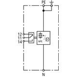 Ogranicznik przepięć N-PE gap Maxi 1 do sieci TT 961185 DEHN