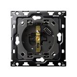 Simon 100 Zestaw 1-krotny: gniazdo z zintegrowaną ładowarką 1xUSB SmartCharge 21 A