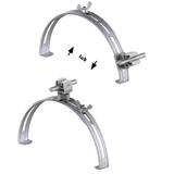 AN-15P/OG/S-N Uchwyt gąsior.rozsuw.Z-zatrz. H=3,5cm /OG/ szary