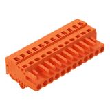 MCS-MIDI Classic gniazdo 12-bieg. pomarańczowe raster 5,08 mm /25szt./ WAGO