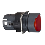 Harmony XB6 Przycisk płaski czerwony push push LED plastikowy okrągły ZB6AF4 Schneider