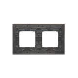 Simon 54 Nature Ramka 2-krotna Nature-Metal INOX YIN IP20/IP44* (*IP44-należy zastosować zestaw uszczelek DUN2) DRN2/78 KONTAKT