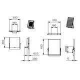 Naświetlacz LED Ledinaire BVP085 20W 2600lm IP65 3000K barwa ciepła ściemnialna LED26/830 PHILIPS
