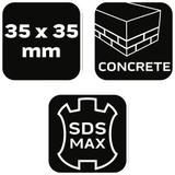 Groszkownik SDS Max 40x40mm 16 zębów GRAPHITE 57H552 GTX 57-552 GTX Poland