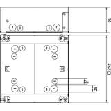 tehalit.UK System szalunkowy element Q12 stal nierdzewna UDBDQ12 HAGER