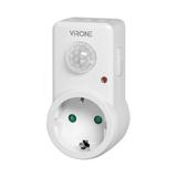 Gniazdkowy czujnik ruchu 120st. IP20 280W wersja Schuko MS-1(GS) ORNO