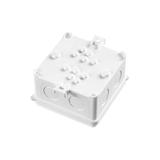 N90x90S ,  Puszka instalacyjna naścienna 90x90x53 mm, biały