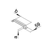 tehalit.UK Uchwyt zabezpieczający 240X38mm stal UKB240380 HAGER
