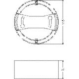 Ramka do oprawy LED DOWNLIGHT IP44 FRAME DN 115 WT 4058075709904 LEDVANCE