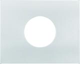 BERKER K.5 Płytka czołowa do łącznika i sygnalizatora świetlnego E10 aluminium 11657003 HAGER