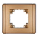 FLEXI Kompletna ramka uniwersalna pojedyncza złoty metalik