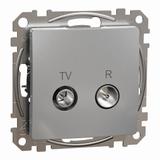 Sedna Design & Elements Gniazdo antenowe RTV końcowe 4dB srebrne aluminium SDD113471R Schneider