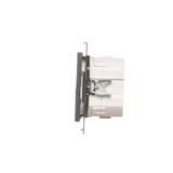 Simon 55 Łącznik/Przycisk zwierny 4-krotny elektroniczny Czarny mat TEW4.01/149 KONTAKT