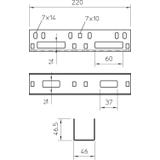 VF AZK 50, ŁĄCZNIK WEWN.DO KAN.AZ 50MM F