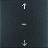 BERKER B.X/S.1 Przycisk żaluzjowy komfort do sterownika żaluzjowego antracyt 85241185 HAGER