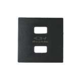 Simon 82 Pokrywa ładowarki 2xUSB grafit