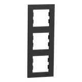 Miluz ED, Ramka 3-krotna pionowa, antracyt