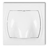 LOGO Wypust kablowy biały