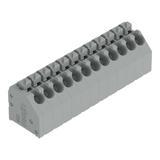 listwa zaciskowa do pł. drukowanych 12-bieg. szara raster 3,5 mm /25szt./ WAGO