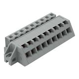 MCS-MIDI Classic gniazdo kątowe 9-bieg. szare raster 5 mm /25szt./ WAGO