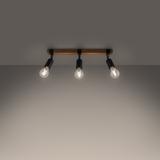 Sollux Plafon ZUCA 3 czarny SL.1297