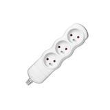 Rozgałęźnik wielogniazdowy 3x2P+Z biały OR-AE-13262/W ORNO