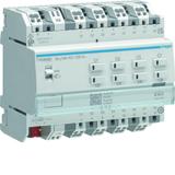 KNX e/s Sterownik załączający / żaluzjowy 16 A, 8-/4-kr, KNX secure TYAS608D HAGER