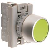 PRZYCISK KRYTY ZIELONY 1 ZW PIERŚCIEŃ CZARNY