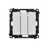 Simon 55 Łącznik potrójny szybkozłączka Aluminium mat TW31.01/143 KONTAKT