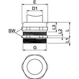 DŁAWIKI Z DŁUGIM GWIN.M63X1,5 MS