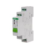 Przekaźnik bistabilny BIS-411B-LED z przyciskiem do sterowania ręcznego, na szynę DIN, z przekaźniki