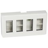 Mosaic Zestaw Do Montażu Natynkowego 4x4 Moduły Pionowo 078888L LEGRAND