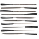 Pilniki iglaki do metalu, zestaw 10 szt.