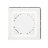 DECO Elektroniczny regulator oświetlenia przycisk-obrót do lamp LED biały mat 25DRO-2 KARLIK