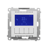 Simon 55 Termostat programowalny z wyświetlaczem Jasnoszary mat