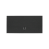 Simon 100 Klawisz do łączników / przycisków mechanicznych z piktogramem /dzwonek/ czarny mat