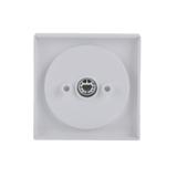 CARAT/FUTURE  Pokrywa z pokrętłem i nadrukiem biały studyjny